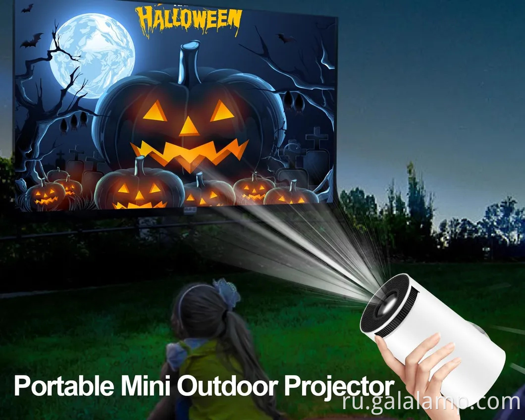 4K 1080p Поддержка Portable Wi -Fi6 Bluetooth 5.0 Android 12 Projector